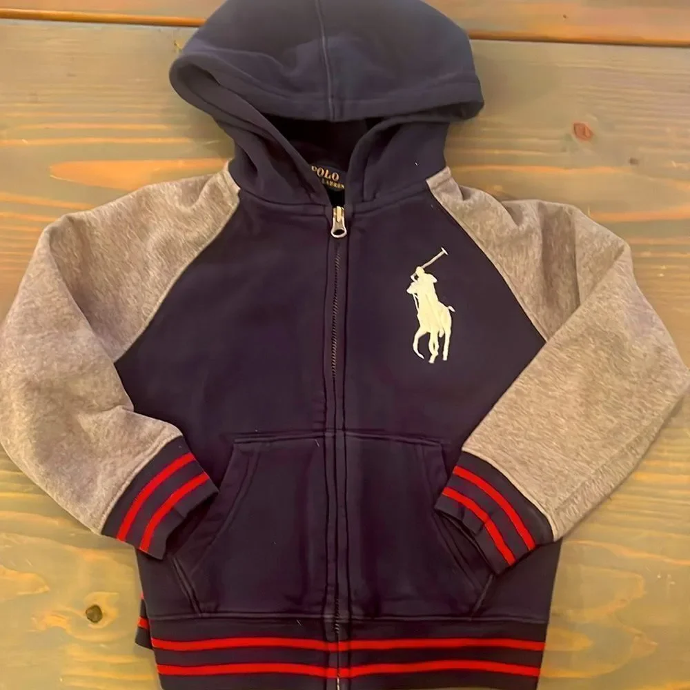 Polo Zip Up Hoodie